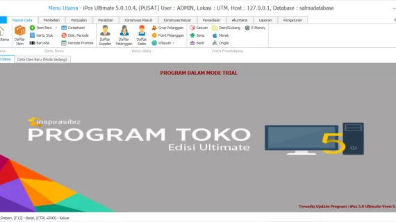 Tutorial Input Data Item Barang pada IPOS 5